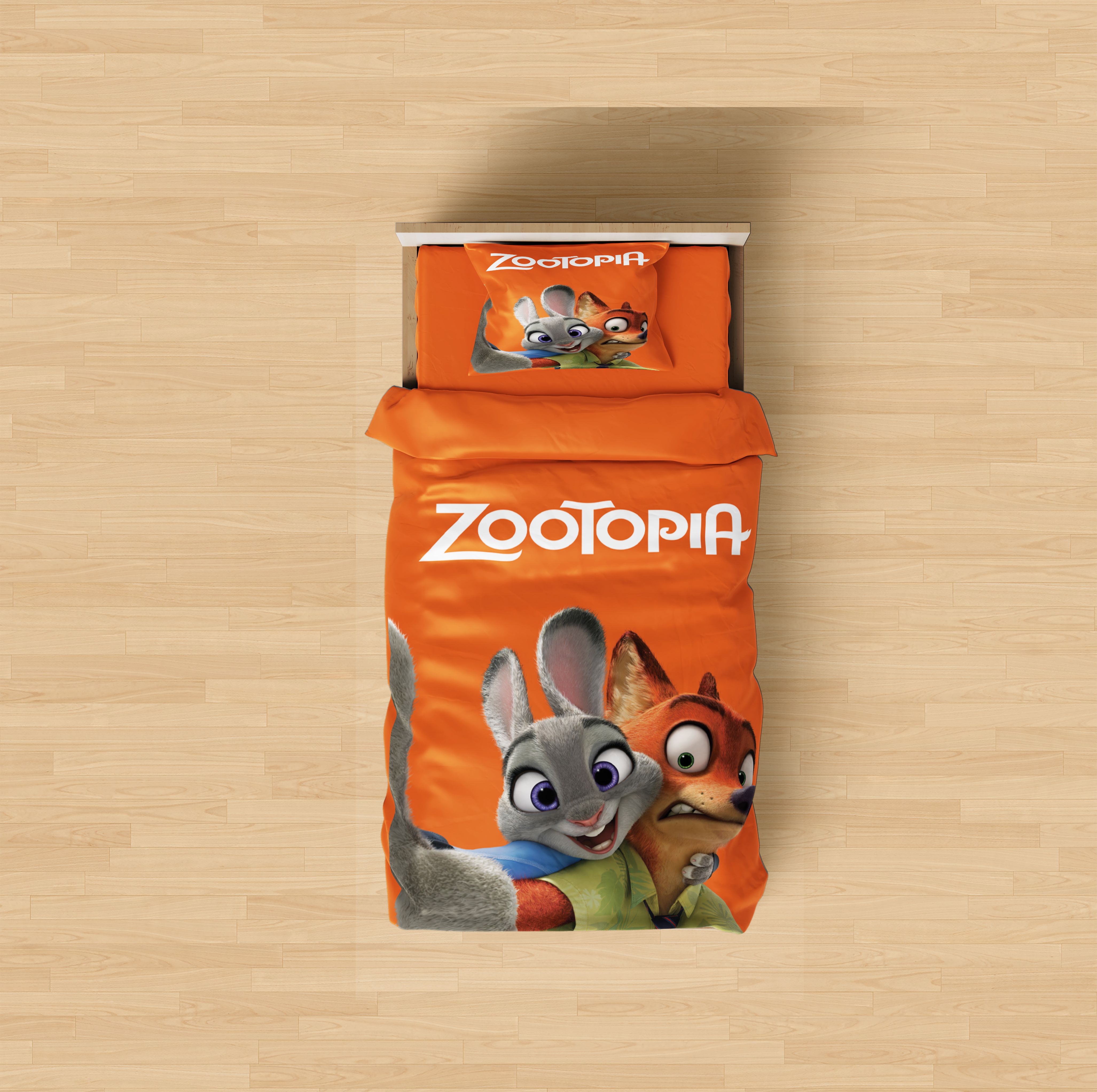 لحاف 3بعدی یکنفره خرگوشzootopia